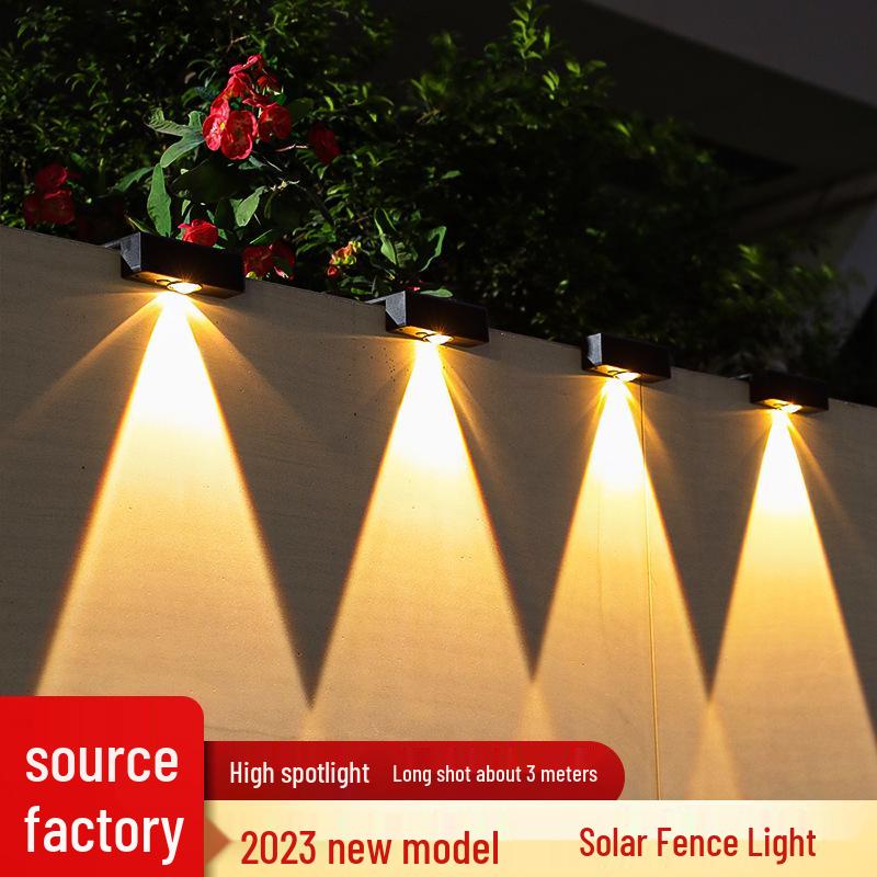 Solar Courtyard & Balcony Atmosphere Wall Spotlight