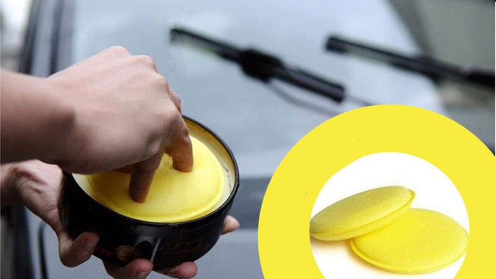 Crusar Wax Wax Soft Wax Increase Shine and Protect Your Car from Scratches Car Wax (Crusar) 12-Piece Set Easy-to-Apply Sponges, Applicators, Sponges,