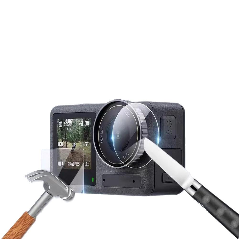 Applicable to DJI action4/3 tempered film screen protector film lens display tempered film anti-drop