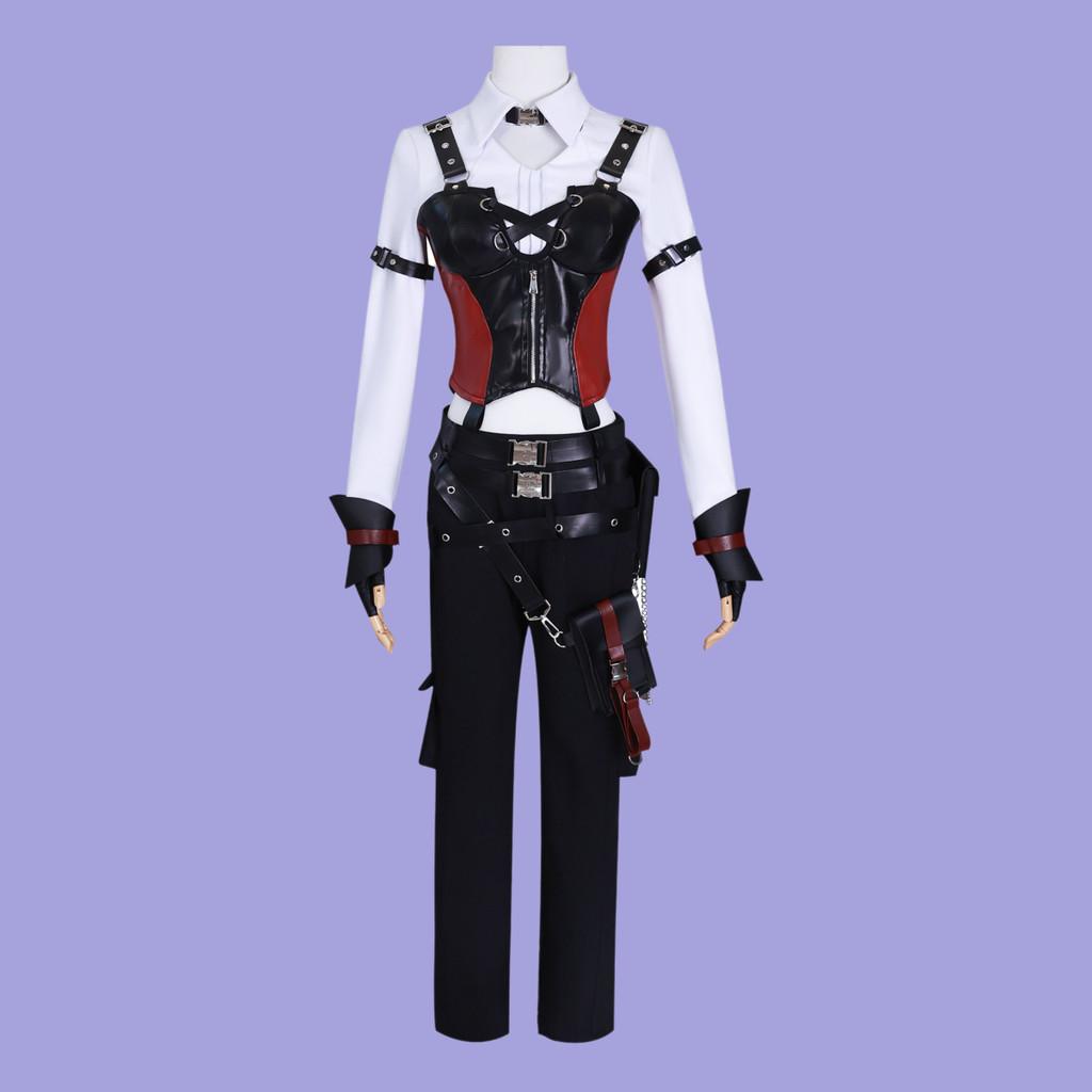 Coscosplay Street Fashion Hunter Miss Costume Set In Polyester For Game Anime Roleplay