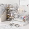Clear Makeup Storage Drawers Large-capacity Cabinet Desktop Organizer  Bathroom