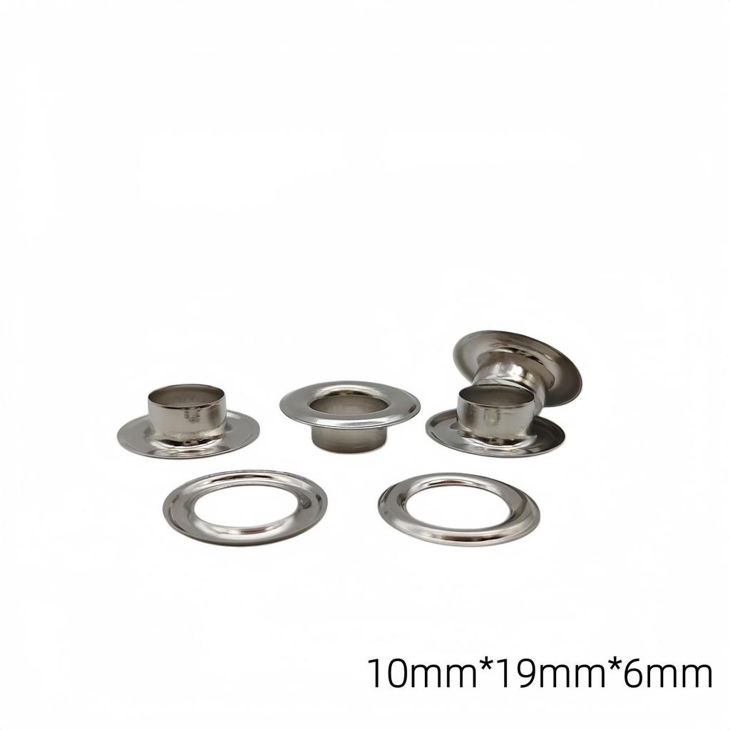 500 Sets of 10mm Metal Eyelets with Hand Press Pliers for Shoes and Tarps