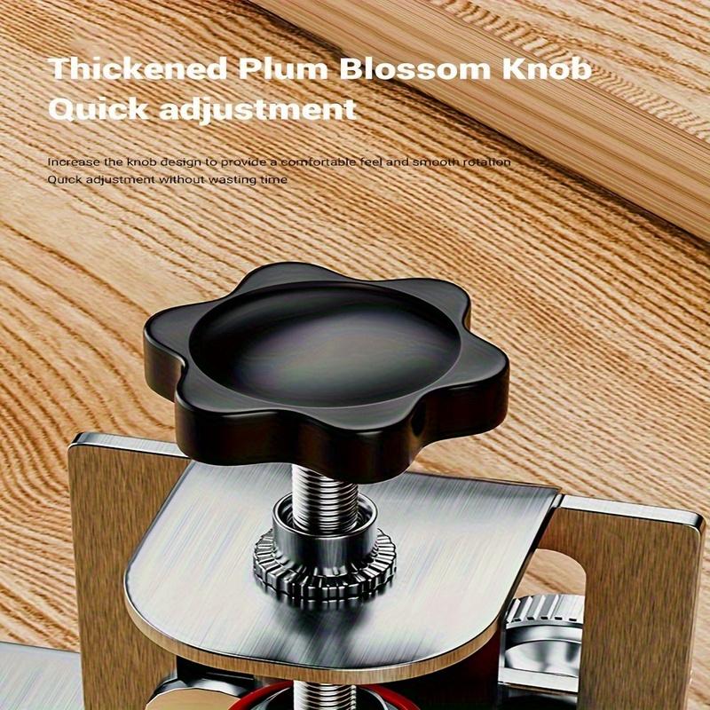 1pc of Stainless Steel Cabinet Door Installation Fixture-Adjustable Height Tool,with Powerful Clamping Function,Can Accurately Adjust The Installation