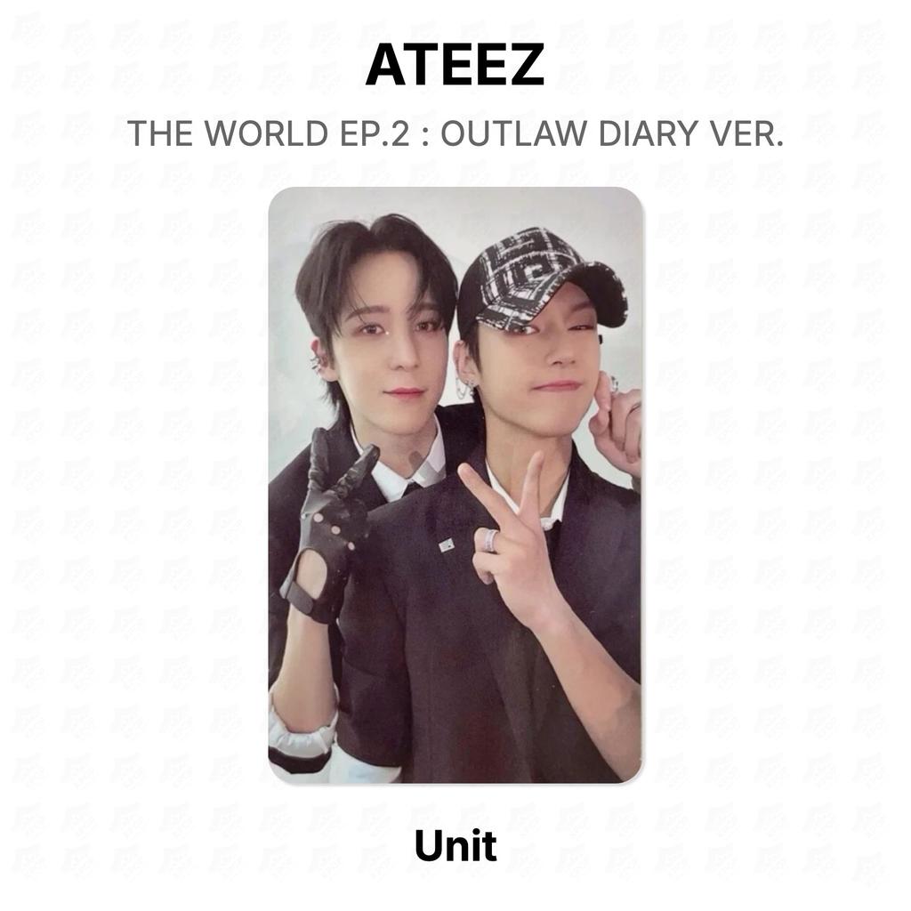 ATEEZ DIE WELT EP.2 : OUTLAW DIARY VER. Offizielle Fotokarte