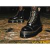 Dr. Martens Botines cortos con cremallera de punta redonda y suela gruesa Sinclair Series Botas de mujer Negro 26410001