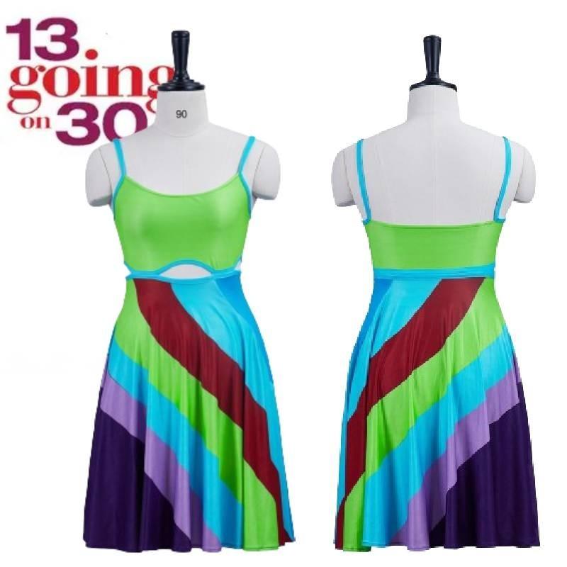 Jenna Suddenly 30 Rink Cosplay Costume Movie Character Halloween Party Play Role