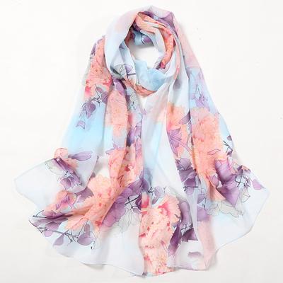 Bufanda de verano para exteriores, protección solar, para playa, larga, suave, decorativa, fina