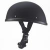 1x Matte Black Lightest Motorcycle Flat Dot Beanie Helmet Half Helmet Cap M Size