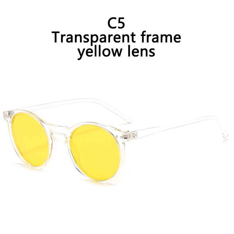 Fashion Polarized Sunglasses Soft Transparent Color Frame Clear Lens Sun Glasses Classic Vintage Sunshades For Men&Women