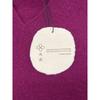 TOYOBOSHI KABIBA Sumomo Cashmere V-Neck Knit (09IT-EF0003) tops 1 Dark Red PurpleUsed