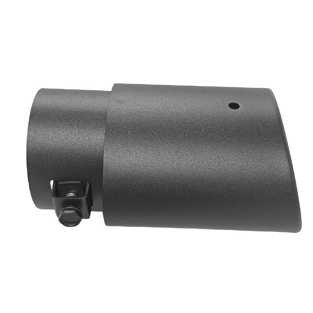 

Matte Black Aluminum Alloy Oval Rear Exhaust Muffler Tip for Car Modification Easy Installation