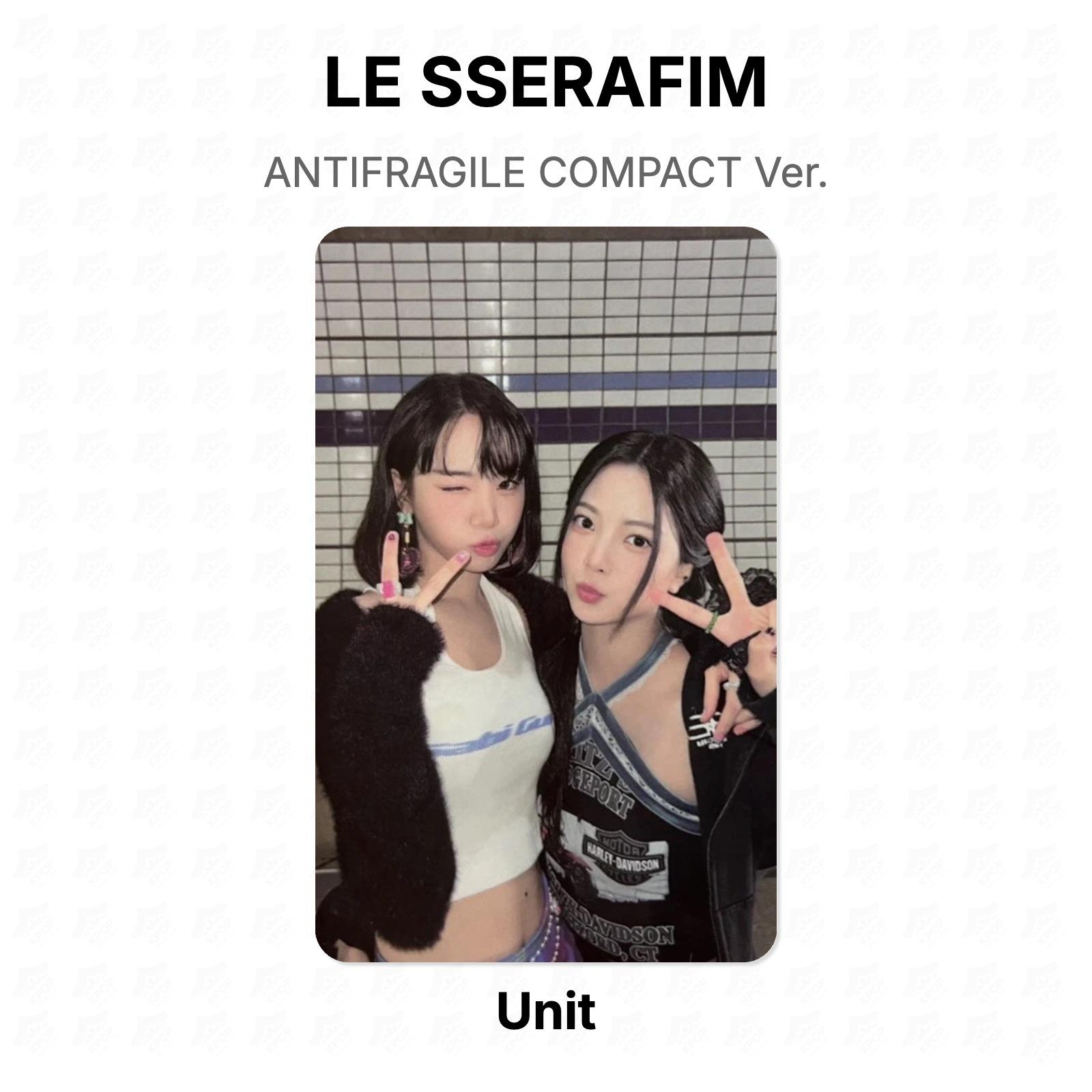 LE SSERAFIM ANTIFRAGILE COMPACT Ver. Official Photocard Unit 02