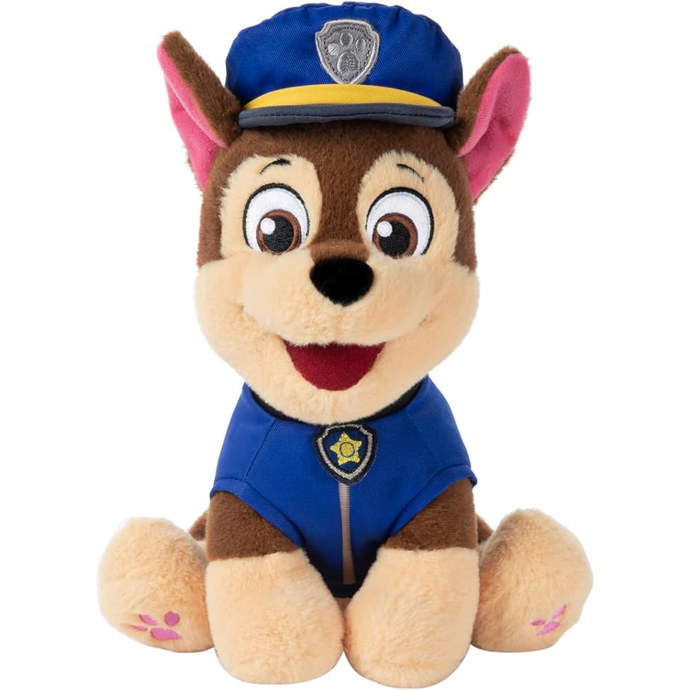 Takaratomy A.R.T.S Paw Patrol Plush Toy Chase Version 26cm Height Soft Stuffed Animal