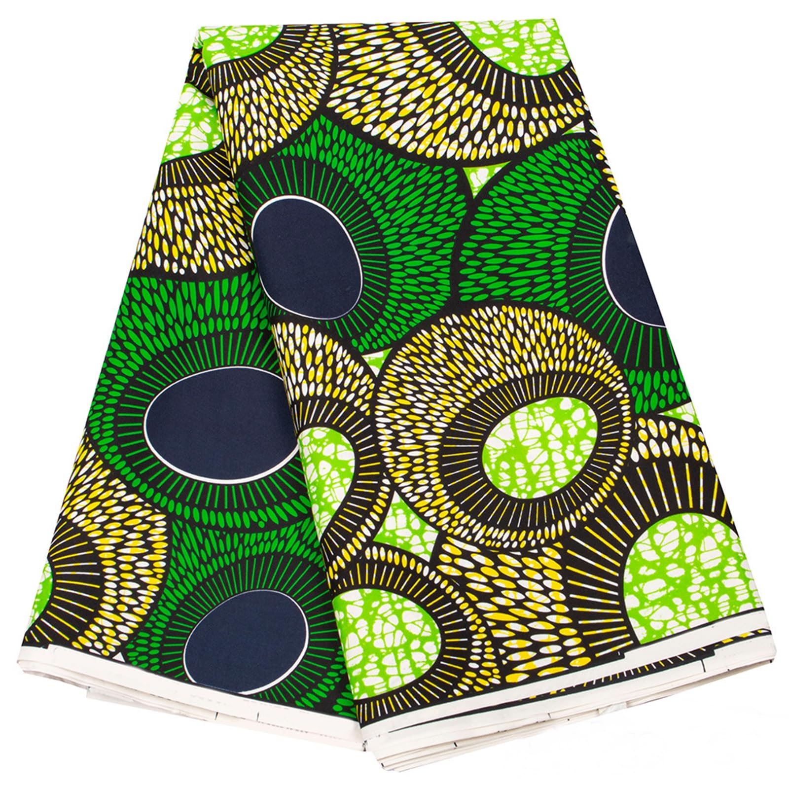 KINOKINO African 6 African African African Cloth Fabric, Yards, Print, Fabric, (D)