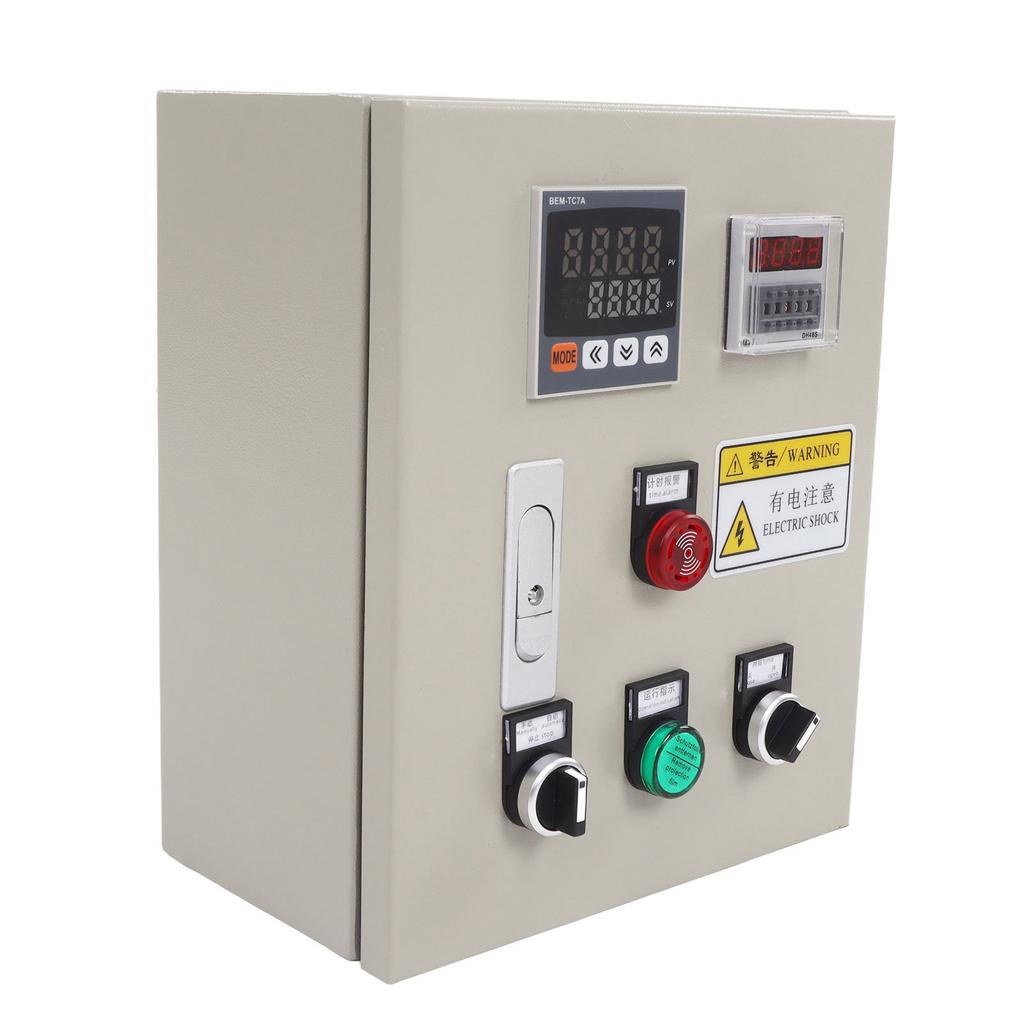 PID Temperature Control Box Intelligent Temp Controller with Thermocouple 380V AC 3 Phase 15KW