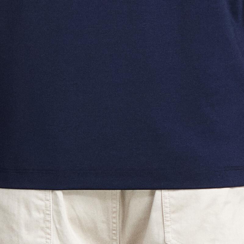 Herren T-Shirt aus Seidenmischung, elastisch, kurzärmlig