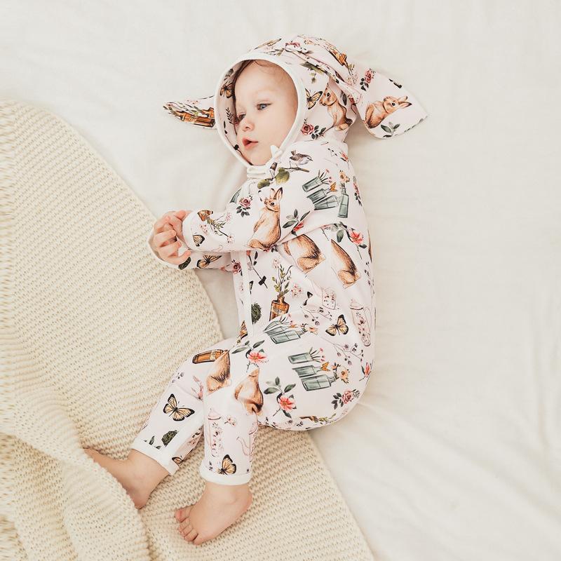 

Одежда для новорожденных Wind весенняя и осенняя одежда для пукания с длинными рукавами одежда с бабочками одежда для скалолазания детская одежда для малышей 59cm (6-5kg)