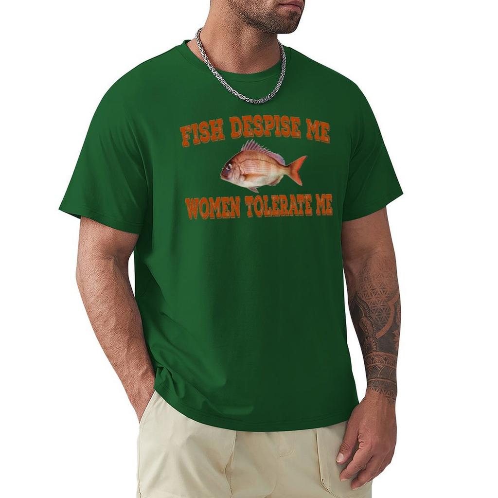 Fish Despise Me Women Tolerate Me T-Shirt Cute Tops Man T Shirt Sublime Plain White T Shirts Men