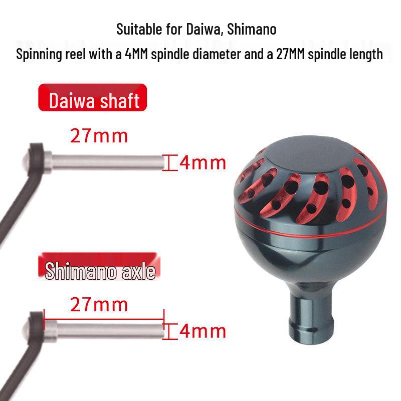 Daiwa Rod Mod: Aluminum Spherical Grip for Baitcasting/Spinning Reels