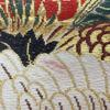 Used 606an102Antique Maru Obi Crane Pine Plum Gold Thread Taisho Roman Retro Modern Fukuro ObiGood condition