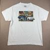 T-Shirt DGK Uomo Taglia L Bianca Streetwear Grafica Gangsta Auto Maglietta