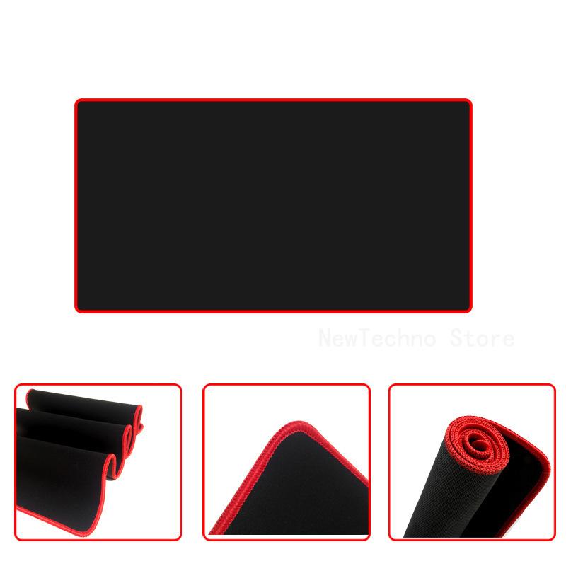 Gaming Mouse Pad Computer Mousepad Waterproof Anti-slip Natural Rubber Desk Mat with Locking Edge Play Mat