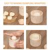 Wood Dumpling Maker Mold And Ball Manual Dough Skin Presser Hand Pie Rolling Ball For Dumpling Pie Bun Pastry Empanada Kitchen