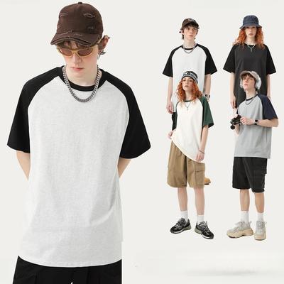 220g Pure Cotton Summer T Shirts for Men Casual Oversized Male Streetwear T-shirt Unisex Basic Solid Young Boys Y2k Tops