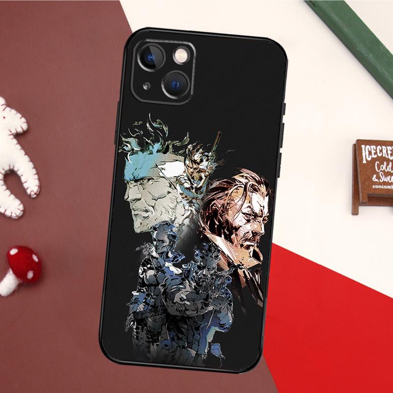 Metal Gear Solid Case For iPhone 11 12 13 14 16 15 Pro Max Plus Mini X XR XS Max 7 8 Back Cover