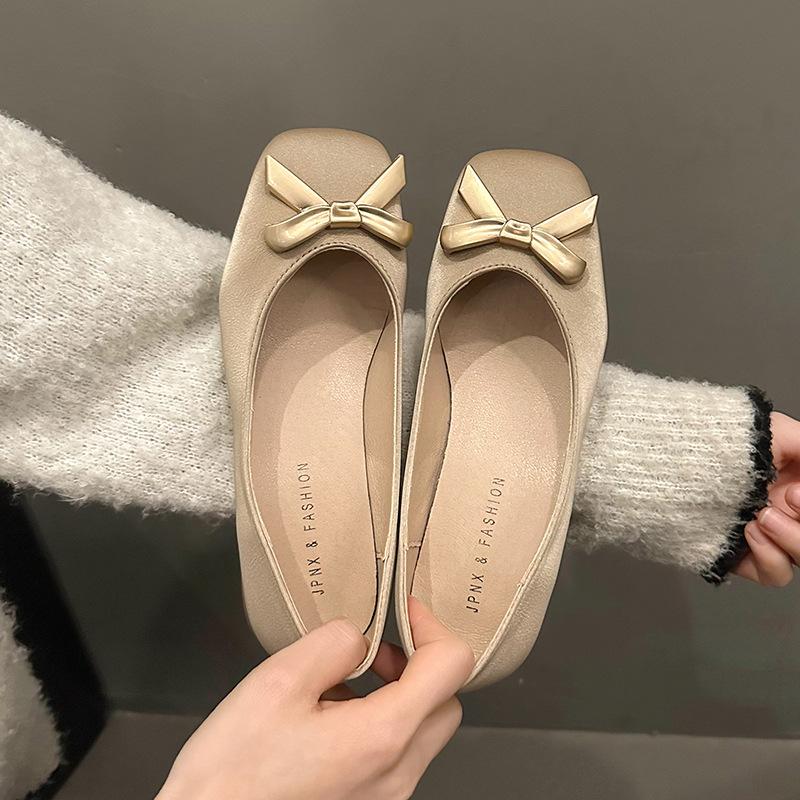 

Женские туфли-лодочки с квадратным носком и неглубоким вырезом, женские туфли на среднем каблуке, новые весенне-осенние, корейская версия, французский темперамент, нежные, сказочные, на толстом каблуке, вечерние 35 абрикосовый