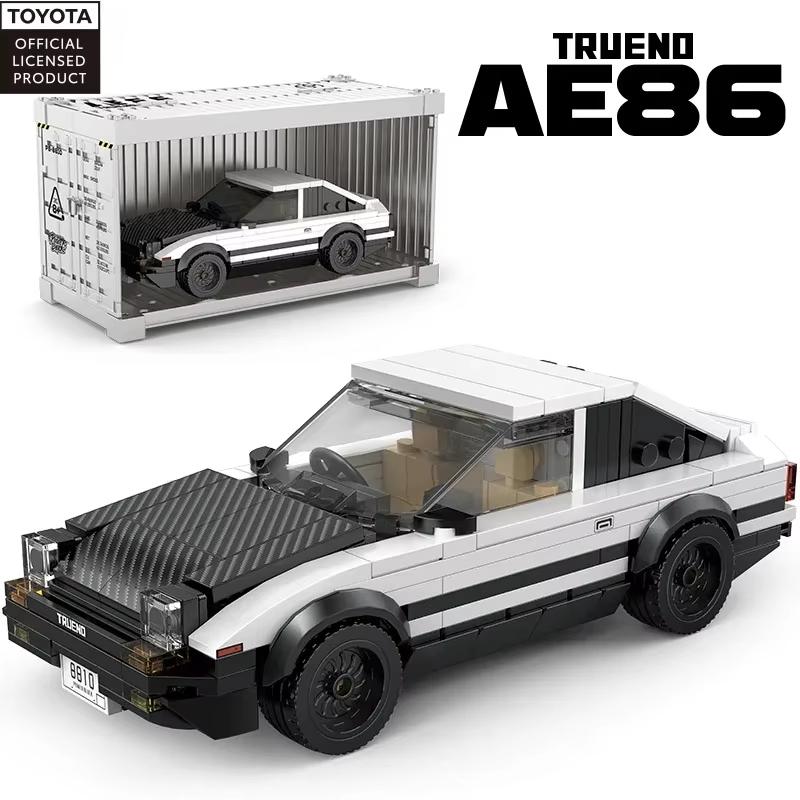 Toyota Camper Supercar Building Blocks AE86 Pallet Truck Off Road Vehicle Model Bricks Decoration Diy Toy For Kids Holiday Gifts