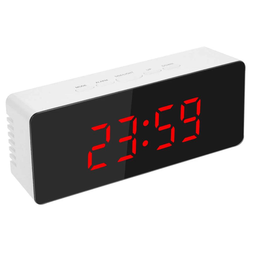 USB Power LED Table Clock Bedroom Bedside Digital Electronic Office Desk Alarm for Home Decor Desk Table Clocks Home Decor