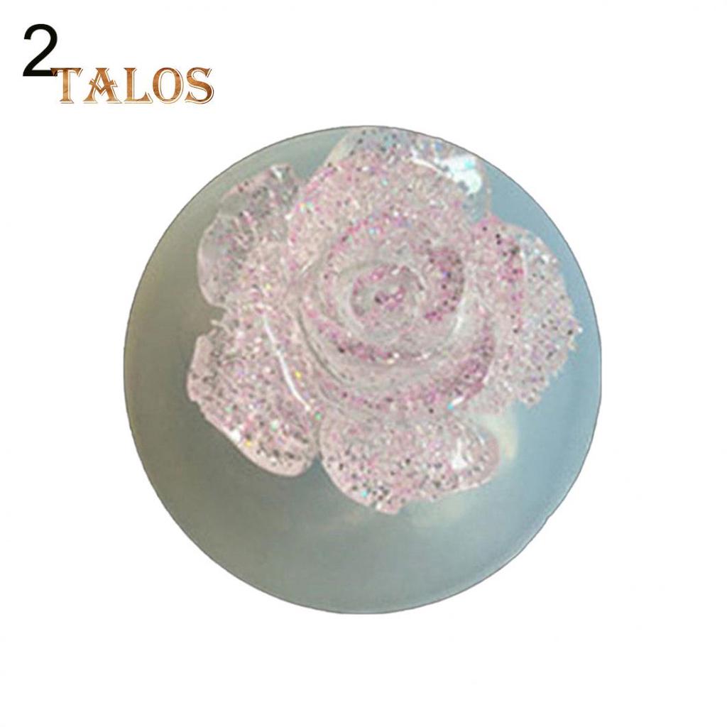 TALOS Flower Rose Shape Epoxy Resin Silicone Mold DIY Jewelry Hairpin Making Decor