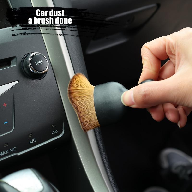 Πολύχρωμο Πινέλο Λεπτομερειών Μαλακή Βούρτσα Καθαρισμού Αεραγωγών Αυτοκινήτου Εργαλείο Καθαρισμού Εσωτερικού Αυτοκινήτου Τεχνητή Βούρτσα Αυτοκινήτου Σκούπισμα Σκόνης από Σχισμές Αυτοκινήτου