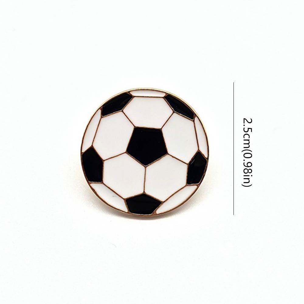 Basketball Sports Ball Enamel Pin Volleyball Metal Badge Fashion Dripping Oil Brooch  Decoration