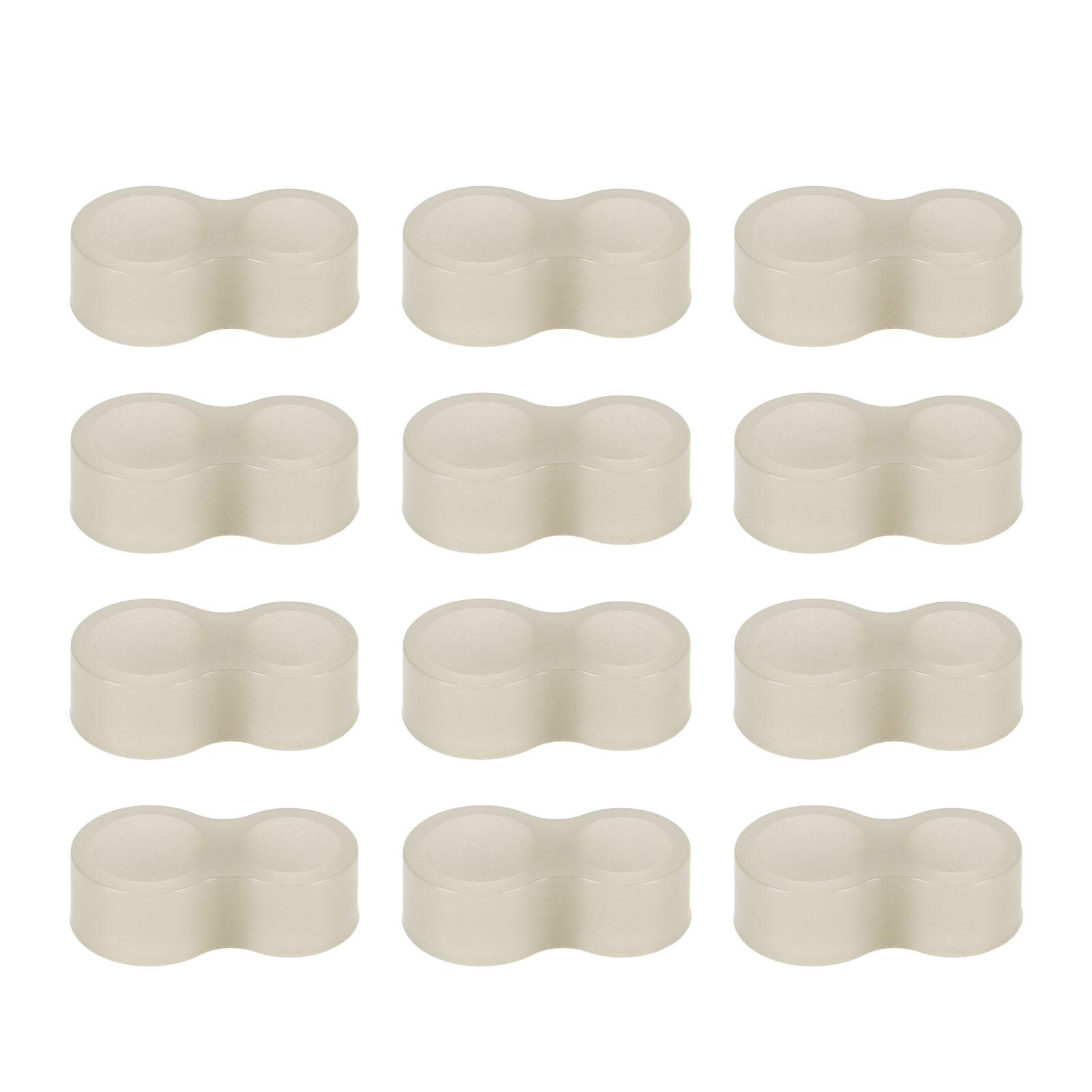 

12 шт. Дверная ручка буфера предотвращения столкновений устранение звука Diplopore силиконовая дверная ручка защита Fluorescent Green