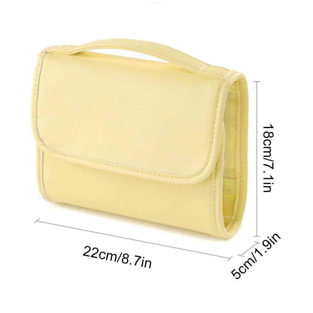 Make-up-Tasche für Reisen Faltbare Make-up-Tasche mit Griff Kosmetik-Organizer Große Kapazität Kulturbeutel zur Aufbewahrung für Frauen Männer