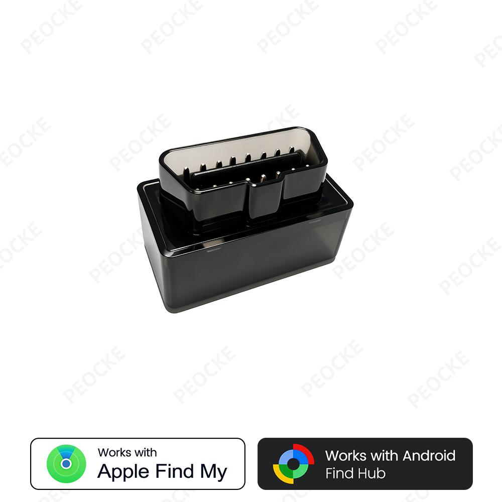 OBD Smart Car Locator Tag Anti-lost OBD II Car Finder Vehicle GPS Monitoring Tracker Works with Apple Find My Google Find Hub