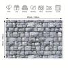 1 Durable Polyester Brick and Stone Wall Background - Suitable for Events Parties Terraces and Garden Decoration