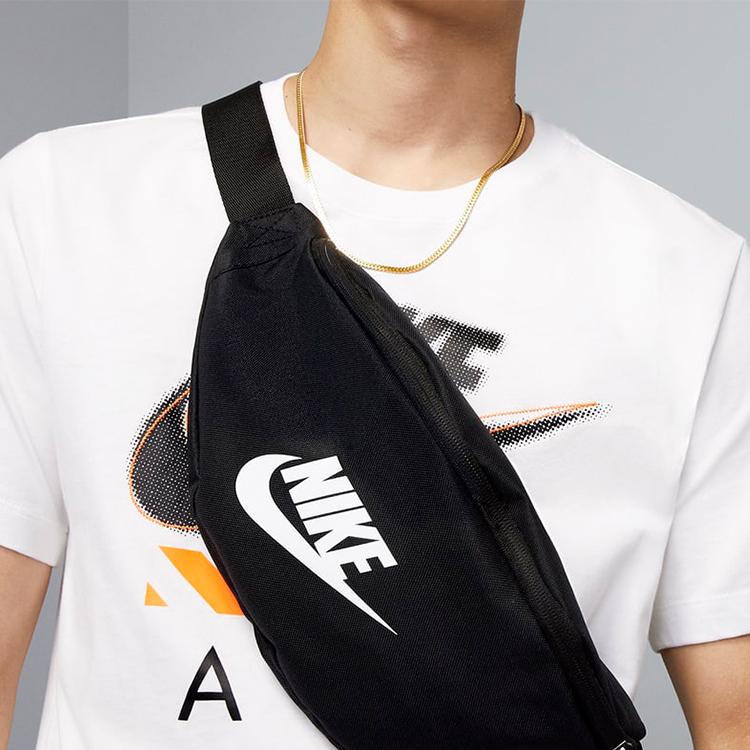 New Nike Heritage Hip Pack Waist Fanny Bag Black BA5750-010