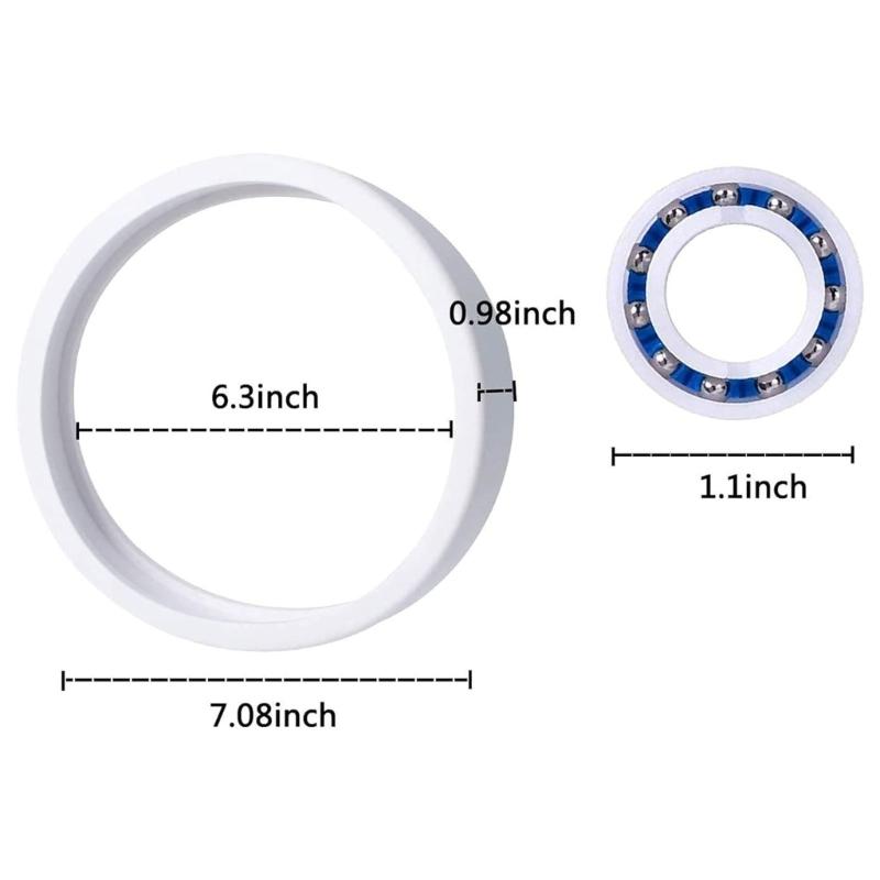 Replacement Tire and Kit Convenient Wheel Set Replacement Wheel Kit Ball Bearings for 180 280 360 380 Pool Cleaner