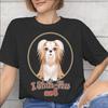 Unisex Unisex I Shih Tzu Not Funny Dog Lover Shirt Pure Cotton Graphic Printed Tee Shirts Clothing Outfits