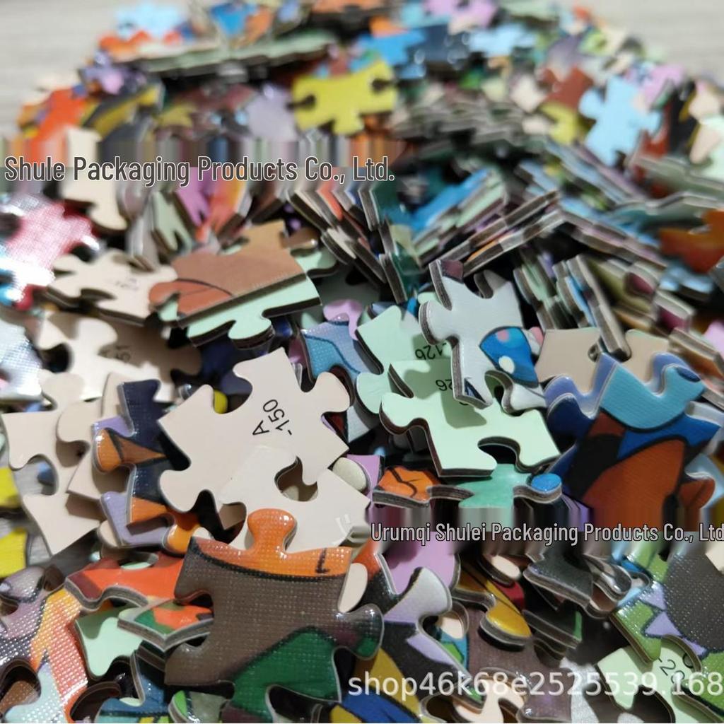 DIY UV Printed Jigsaw Puzzle: 1000 or 500 Pieces - Customizable & Educational