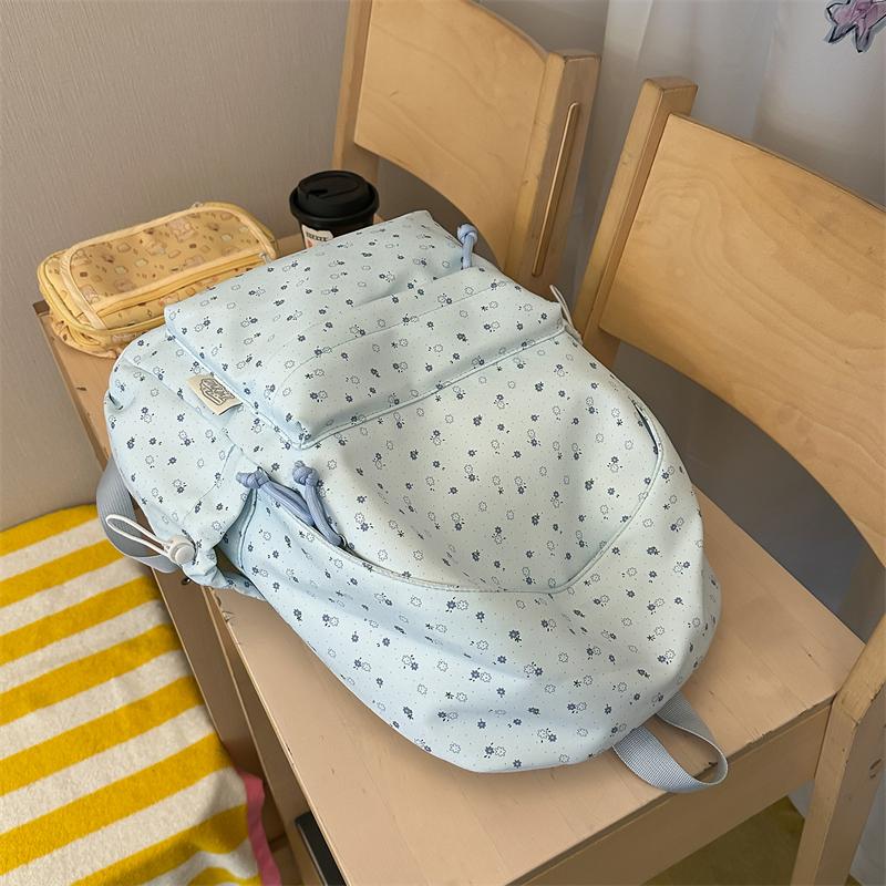 Women's Printed Backpack Student Schoolbag
