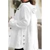 2025 Cross-border European and American Foreign Trade Women's Autumn/Winter New Hooded Loose Women's Corduroy Casual Jacket