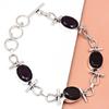 Black  Onyx Bracelet  Sterling Gemstone Cuff Handmade Vintage