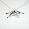 [Pre-owned] Tiffany 925 Starfish Pendant Necklace J79-1
