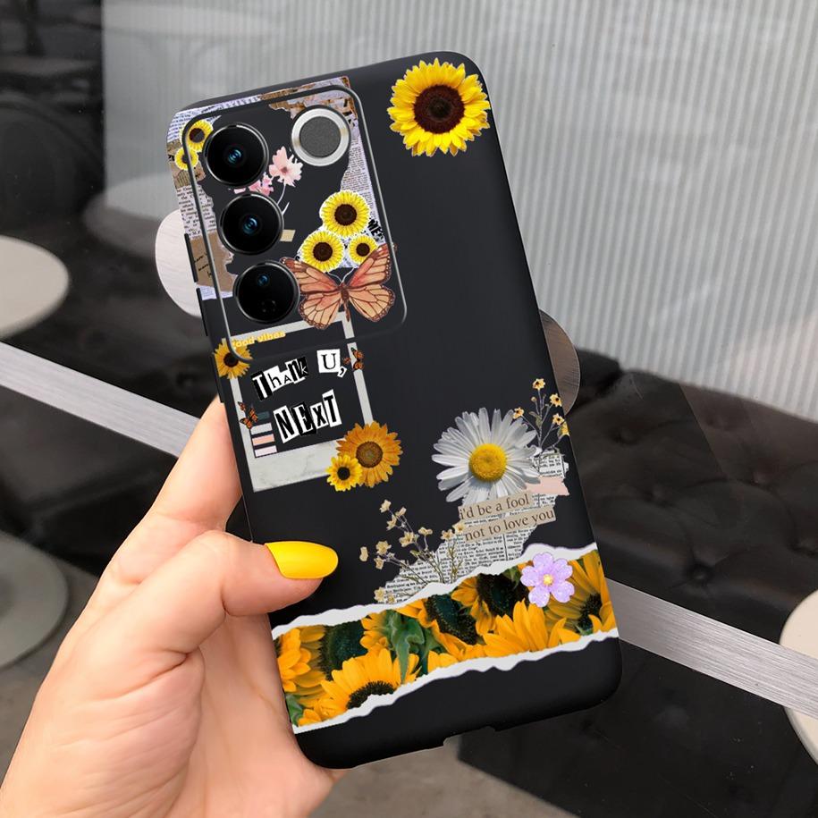 For Vivo V27 Pro Case Vivo V27e Back Cover Fashion Candy Color Painted Funda For Vivo V27 5G V 27e V27Pro V2237 V2230 Soft Shell