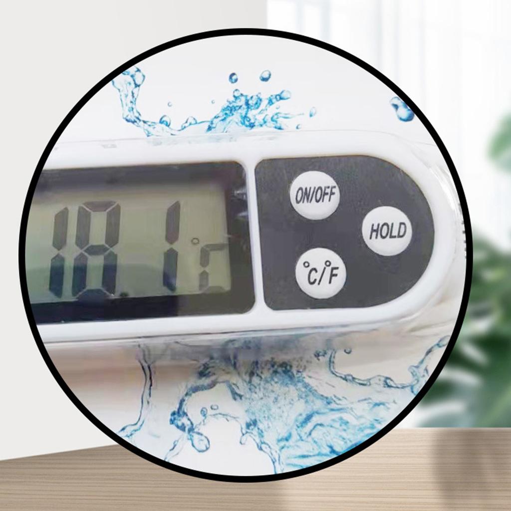 Digital Food Thermometer High Accuracy Digital Display Meat Thermometer with Long Stainless Steel Probe for Cooking