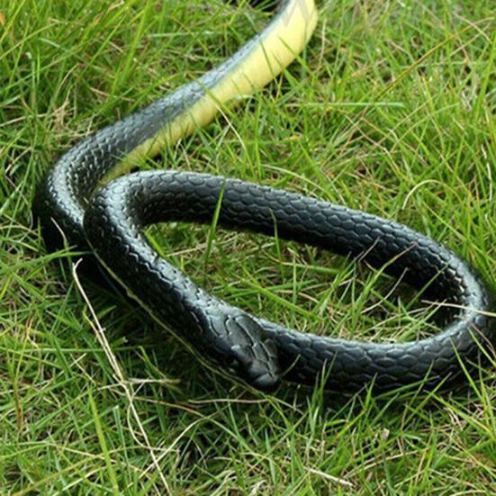 Fake Snake Toy Vivid Appearance Smooth Surface Long Snake Toy Prank Joy Halloween Decoration Trick Prop